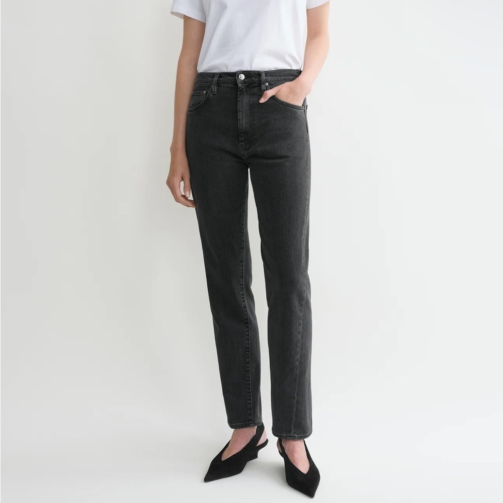 Like New Toteme Twisted Seam Jeans Grey